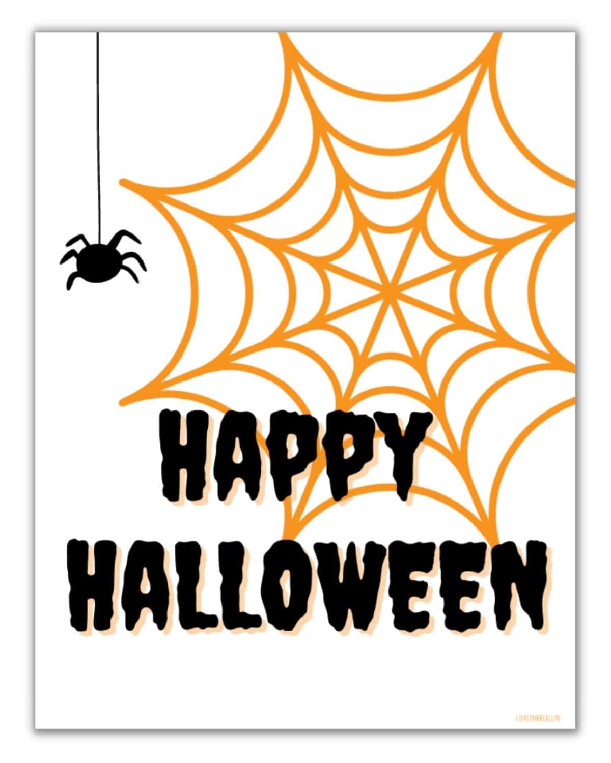 Happy Halloween Sign Printable