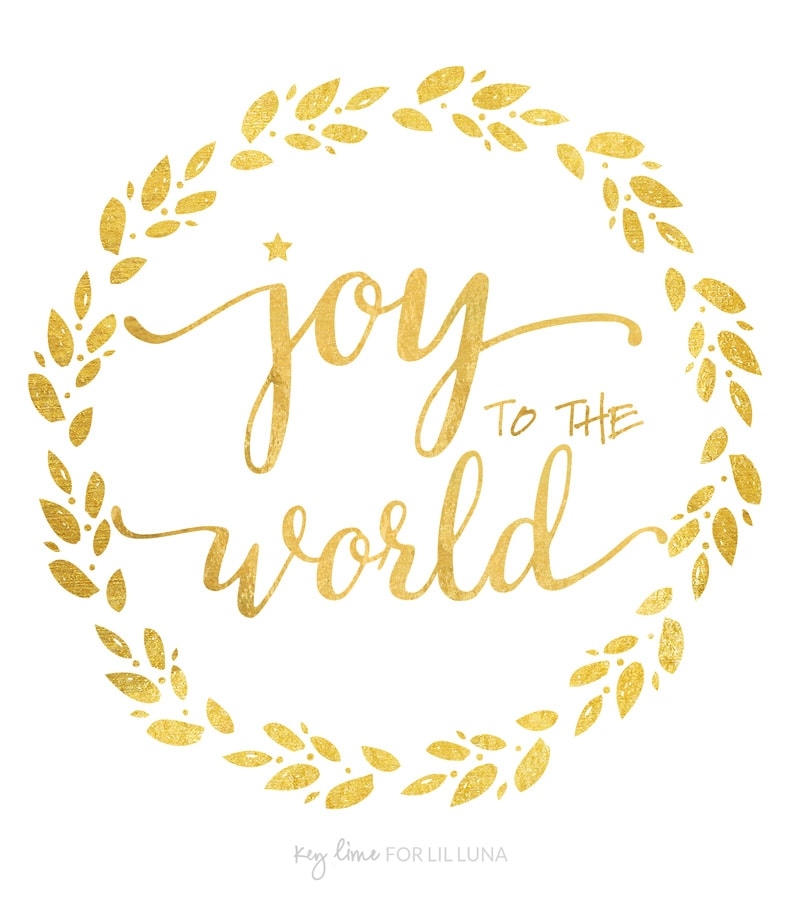 Joy To The World Printable