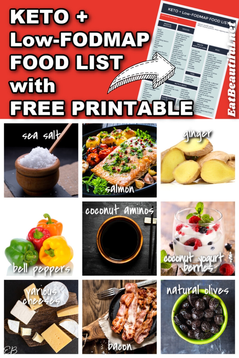 Keto Low FODMAP Food List with FREE Printable Eat Beautiful
