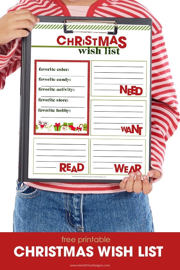 Kids Adults Can Create Their Christmas Wish List With This Free