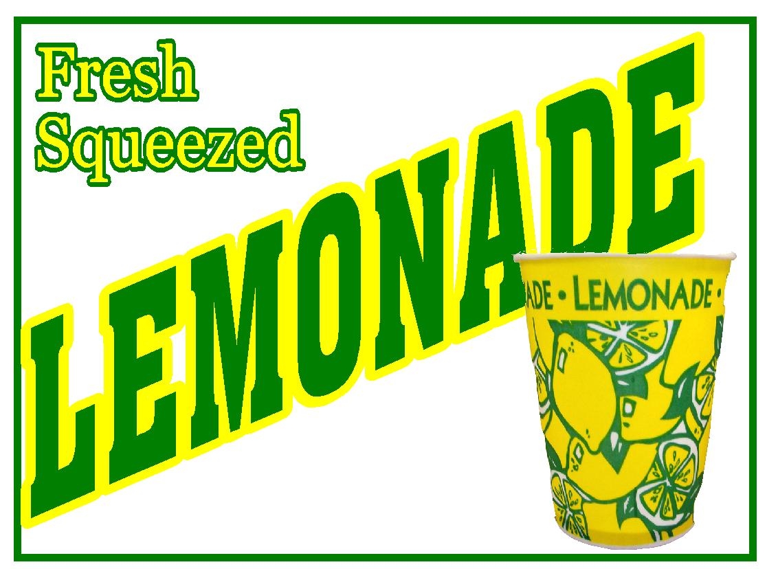 Lemonade Sign Printable