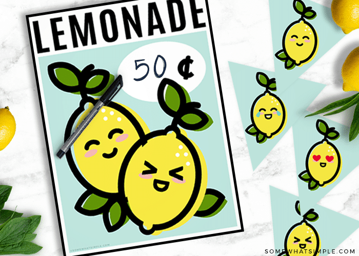 Lemonade Stand Printables