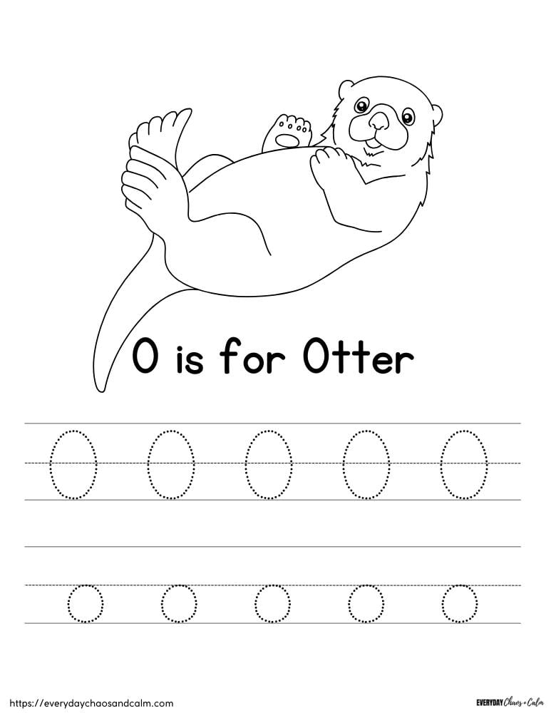 Letter O Worksheets Free Printable Infoupdate