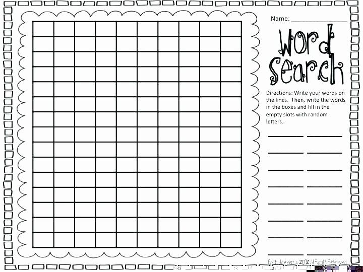 Make Your Own Word Find Free Printable Printable Word Searches