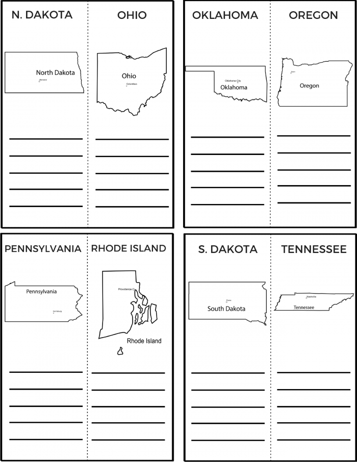 Name All 50 States Worksheets 99Worksheets Worksheets Library