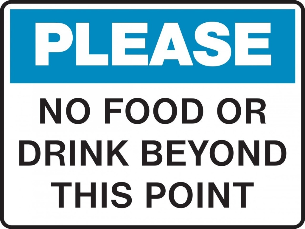 No Food Or Drink Sign Printable ClipArt Best