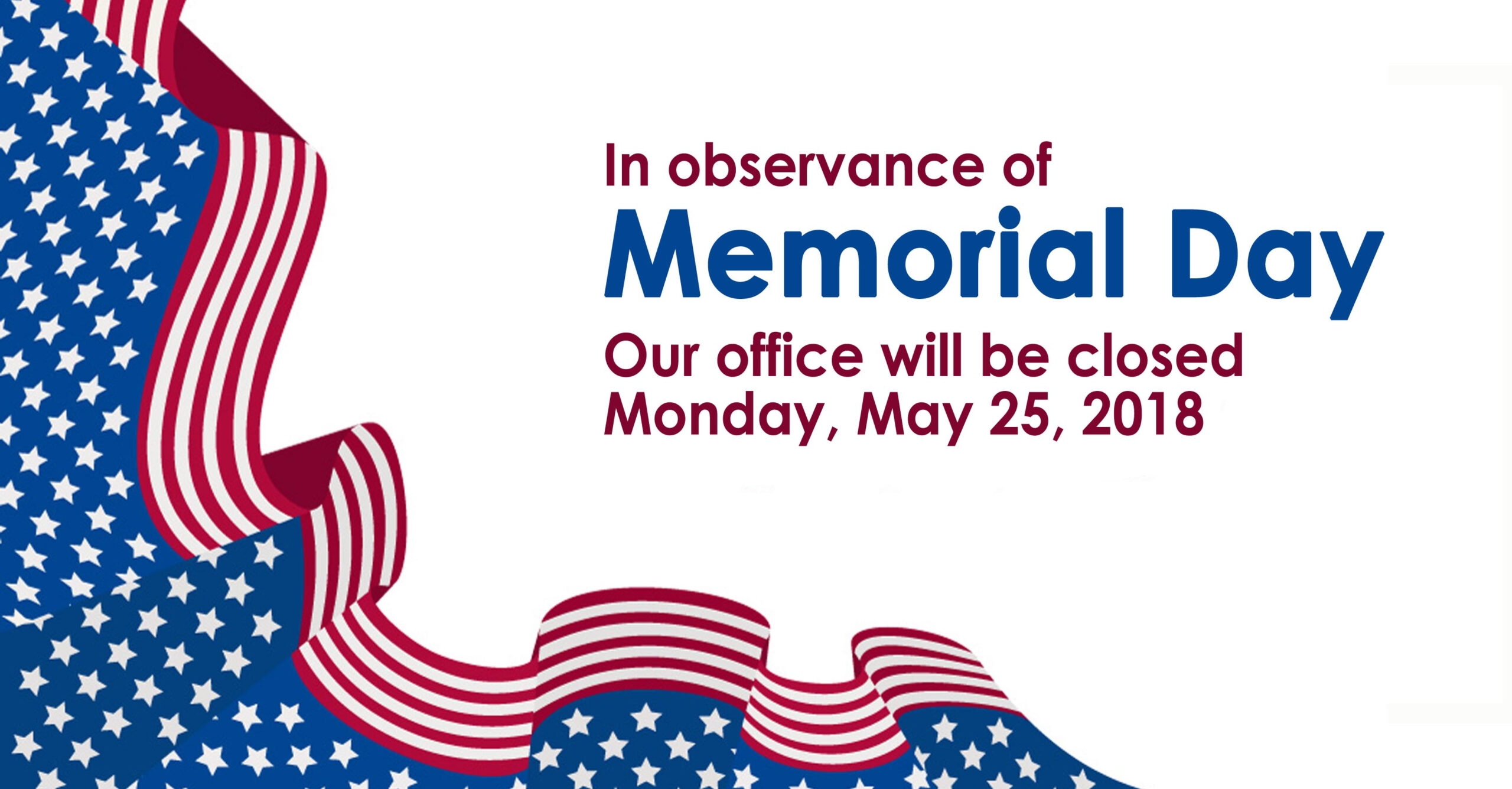Office Closed For Memorial Day Printable Sign 2022 FreePrintableSign