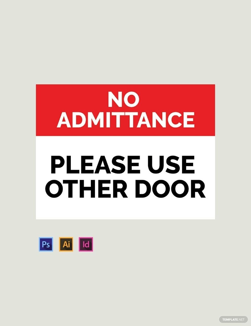 Office Door Sign Template In Word PSD PDF Illustrator Download 