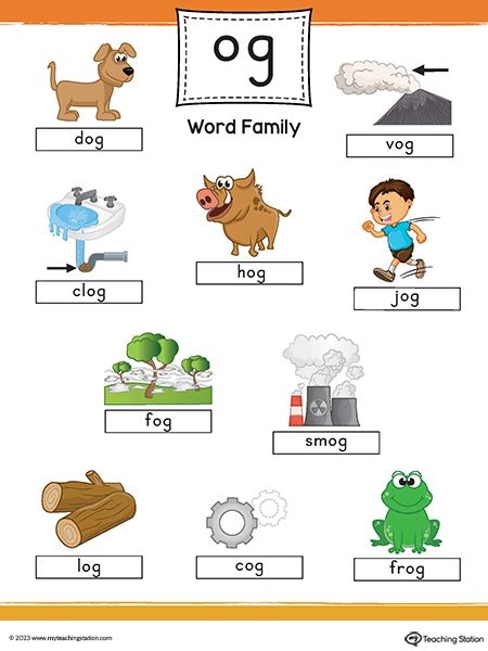 Og Word Family Worksheets Library