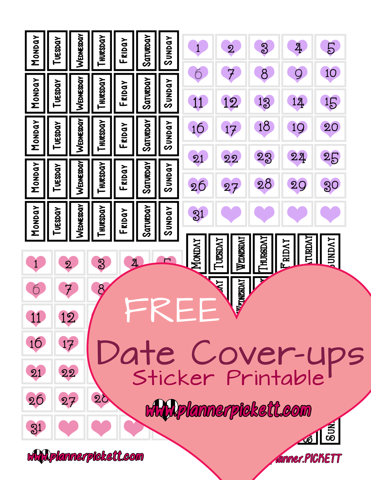 Planner Free Printable Stickers Dev onallcylinders