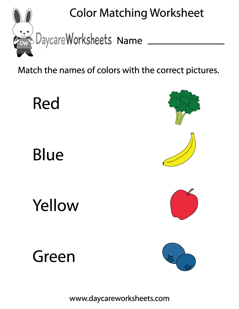 Preschool Color Recognition Worksheets PreschoolWorksheet