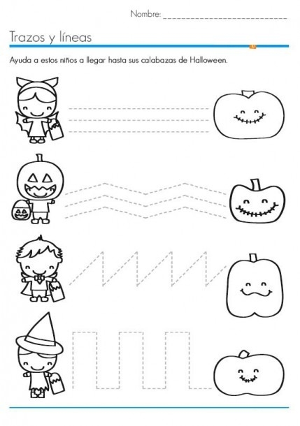Preschool Halloween Worksheets Printables