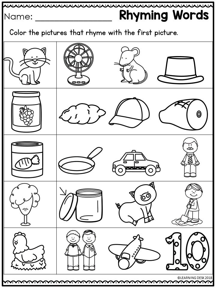 Preschool Rhyming Words Kindergarten Kindergarten Rhy Vrogue co