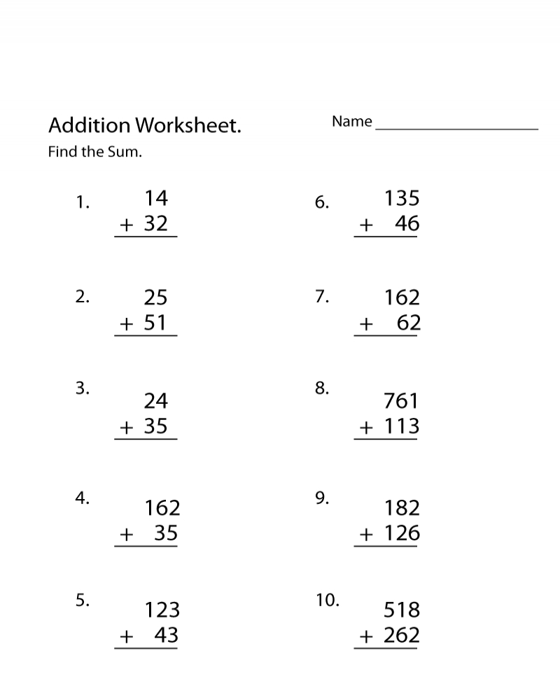Printable 3rd Grade Worksheets Math Math Worksheets Printable