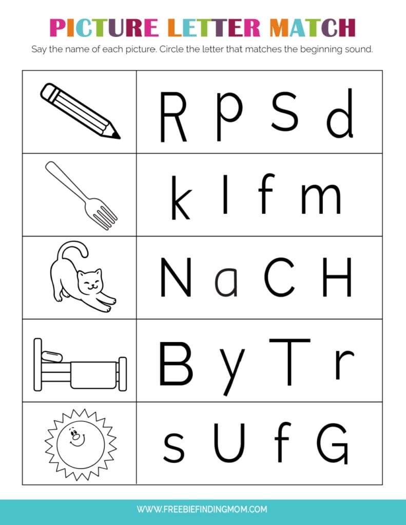 Printable Alphabet Worksheets For Kindergarten PDF Downloads 