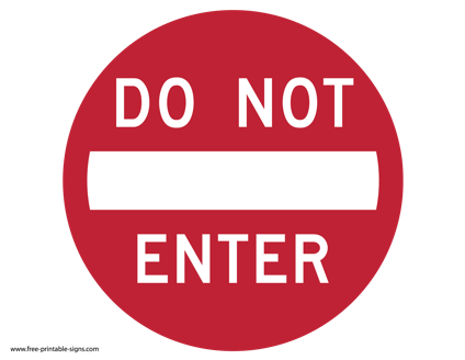Printable Bathroom Sign Free Printable Signs