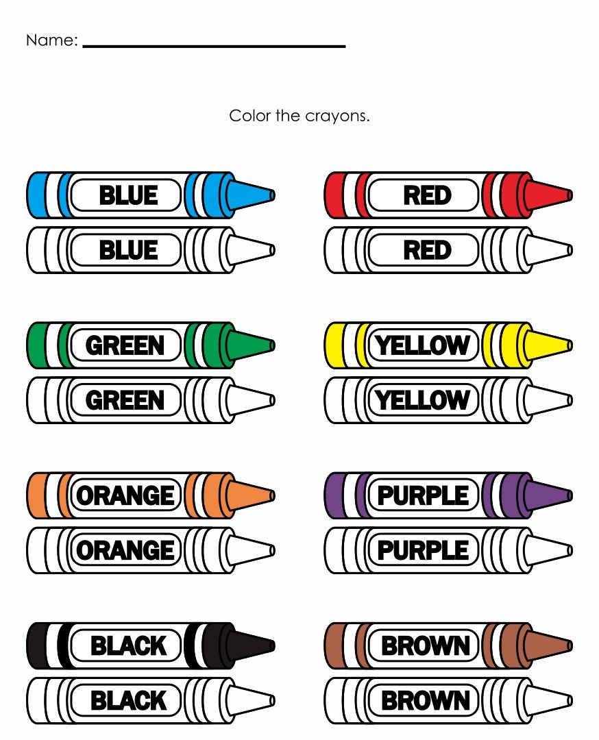 Printable Color Worksheets Printable Worksheets