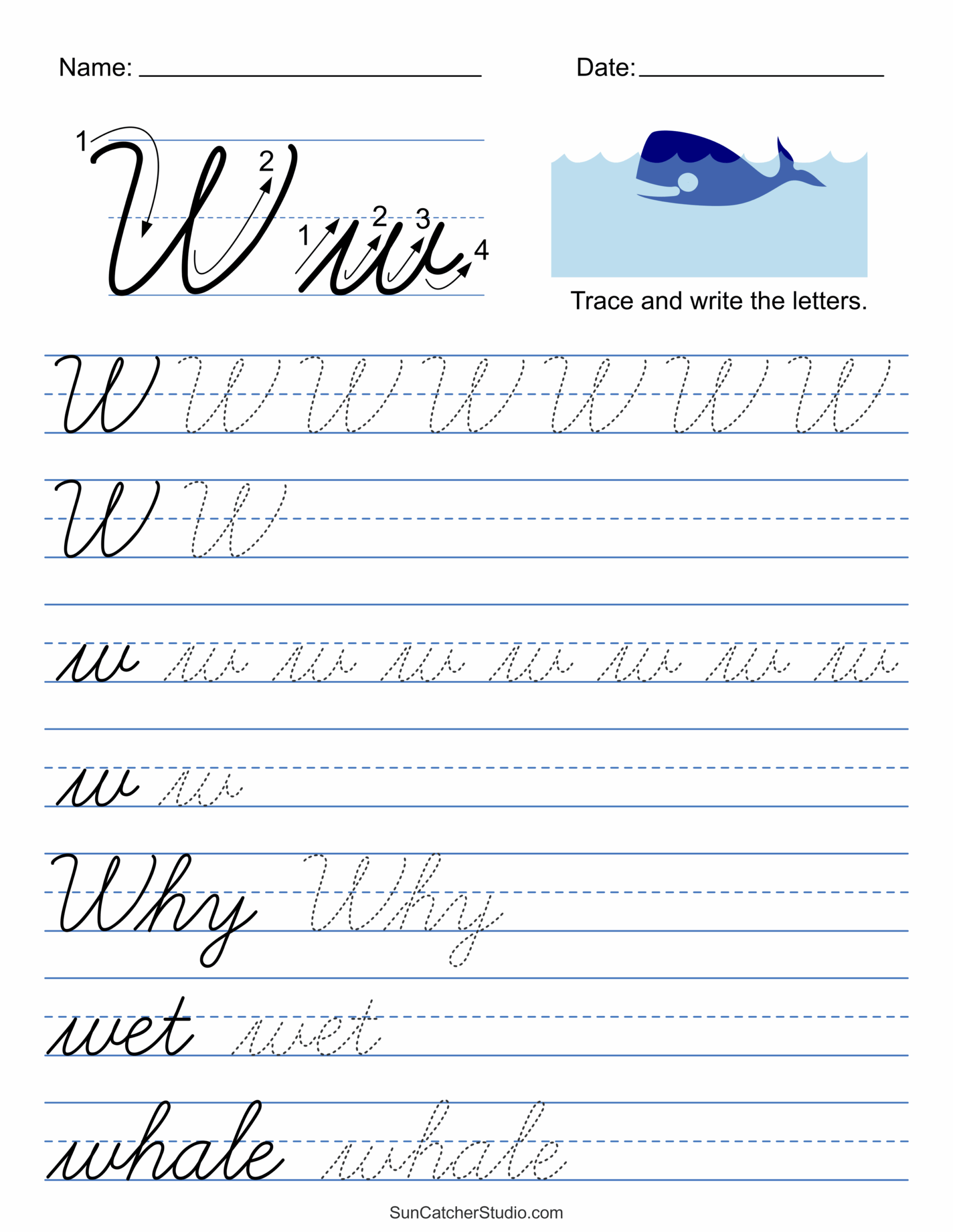 Printable Cursive Handwriting Worksheets Infoupdate