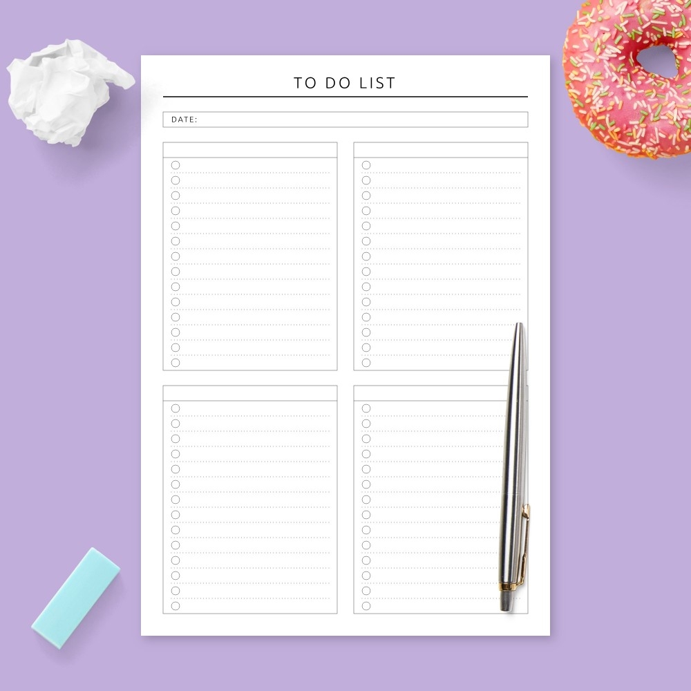 Printable Daily To Do List