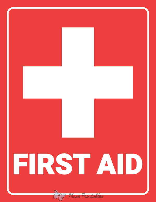Printable First Aid Sign