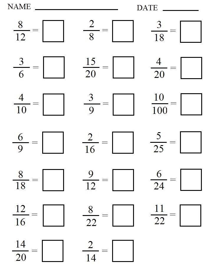 Printable Fraction Worksheets Printable Worksheets