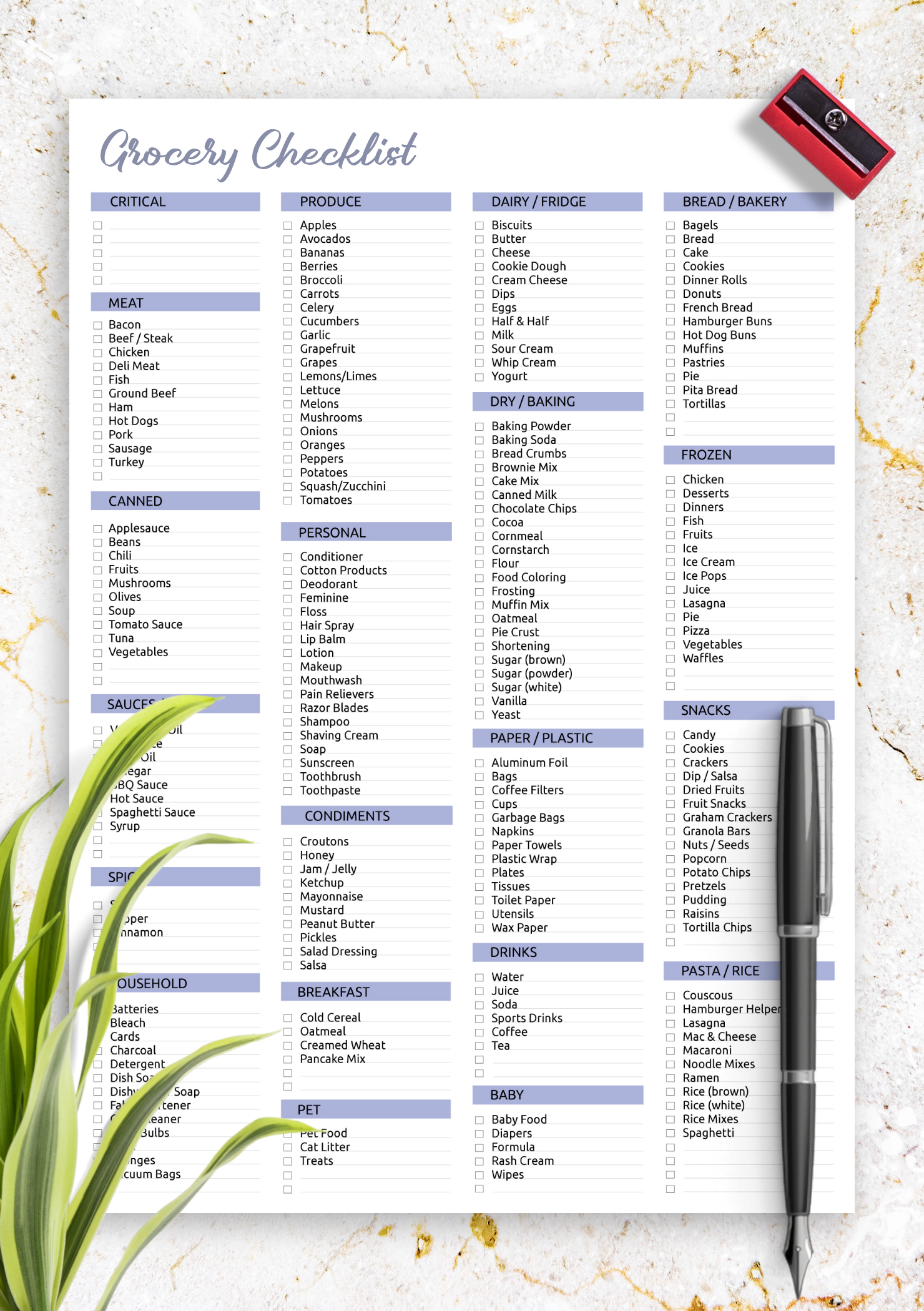 Printable Grocery List Grocery List Printable Grocery List Printable Images