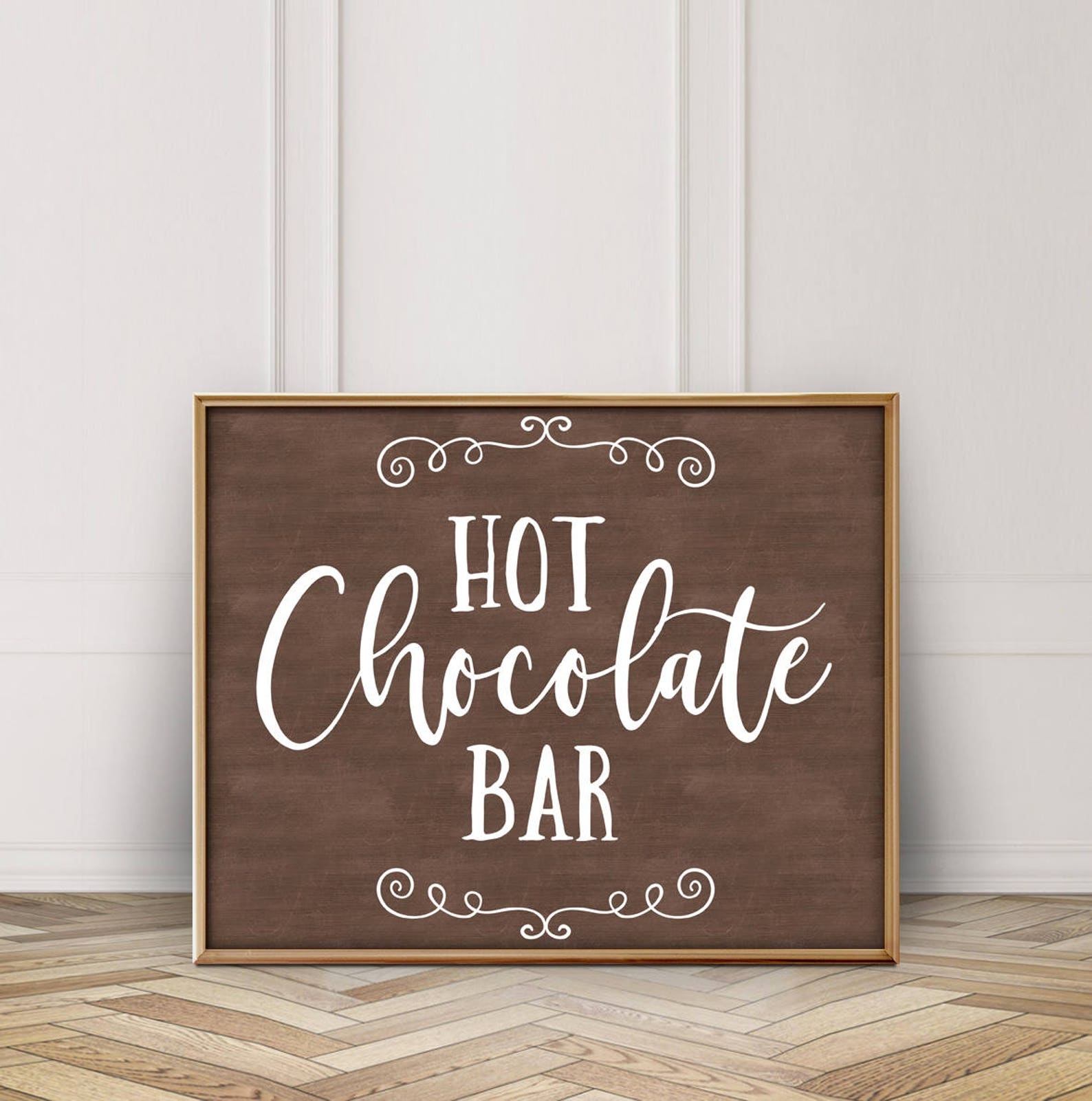 Printable Hot Chocolate Bar Sign