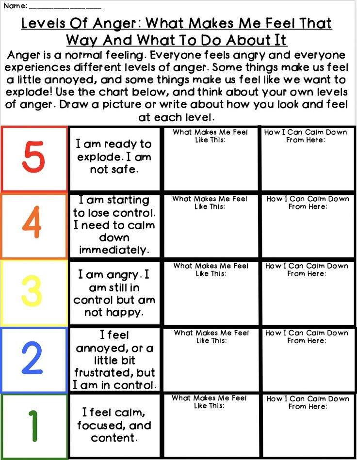 Printable Identifying Triggers Worksheets Printable Worksheets