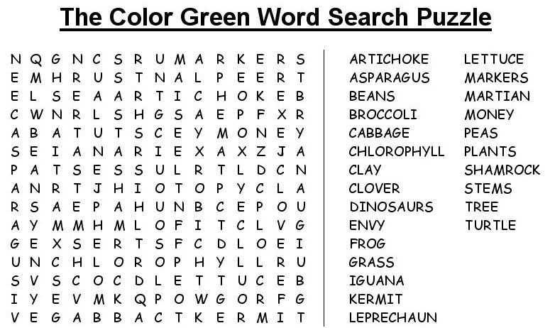 Printable Large Print Word Finds Printable JD