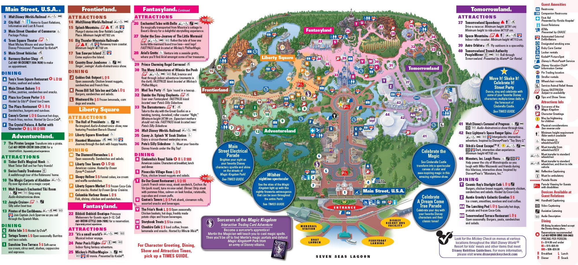Printable List Of Disney World Attractions By Park 2023
