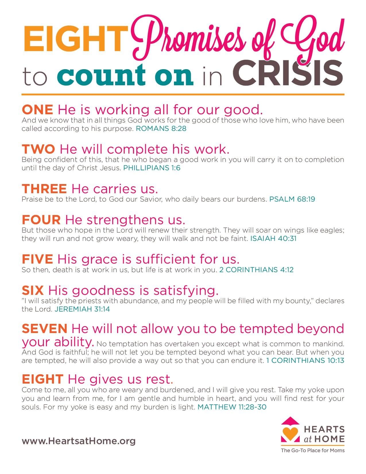 Printable List Of God 39 s Promises Pdf Printable Word Searches