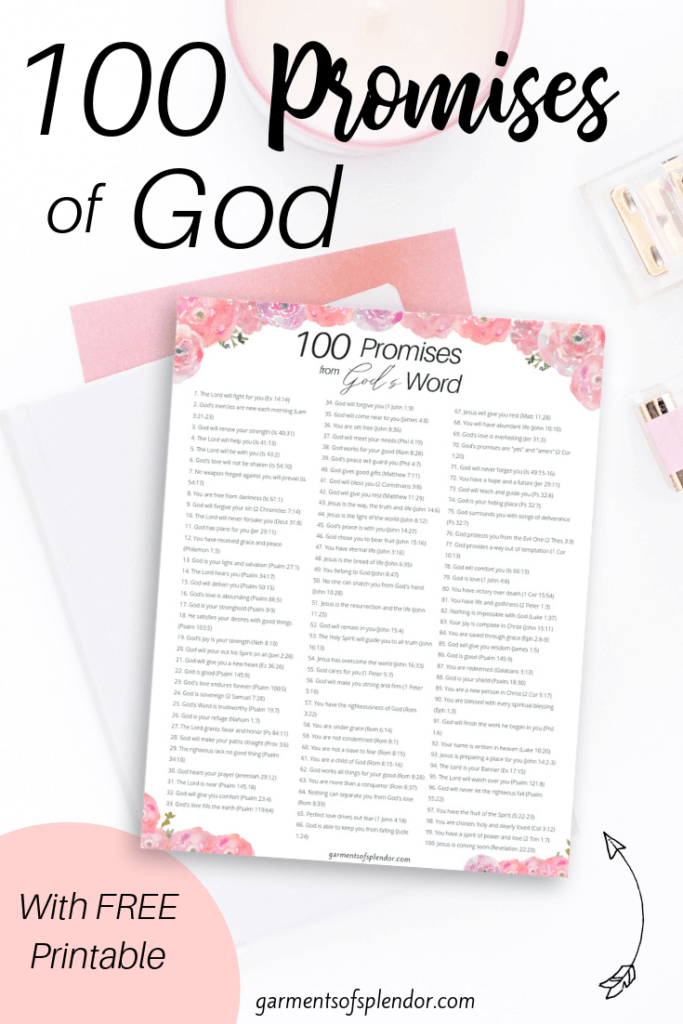 Printable List Of The Promises Of God Printable Calendars AT A GLANCE