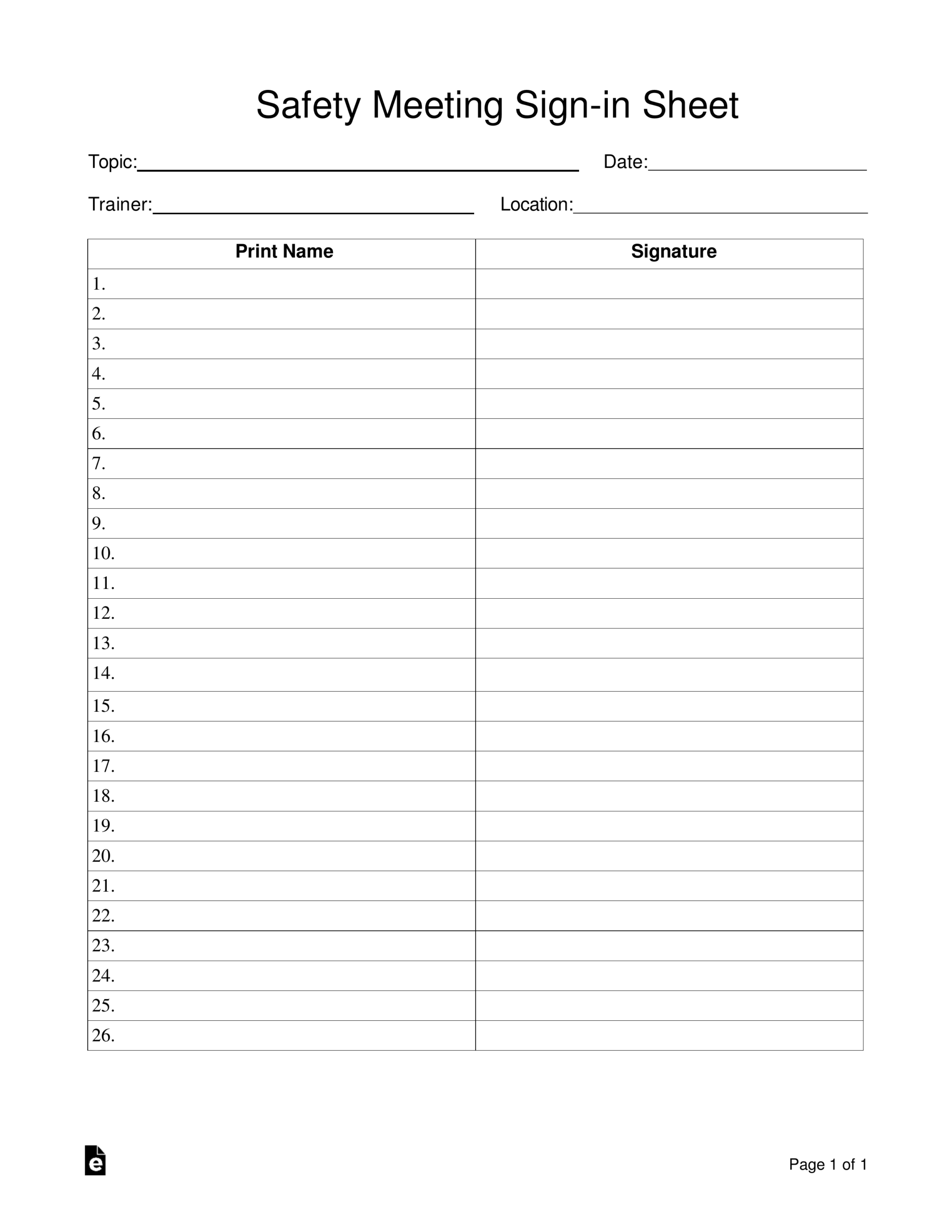 Printable Meeting Sign In Sheet Vrogue co