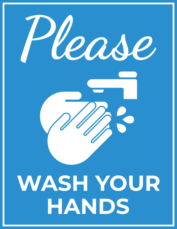 Printable Please Wash Your Hands Sign