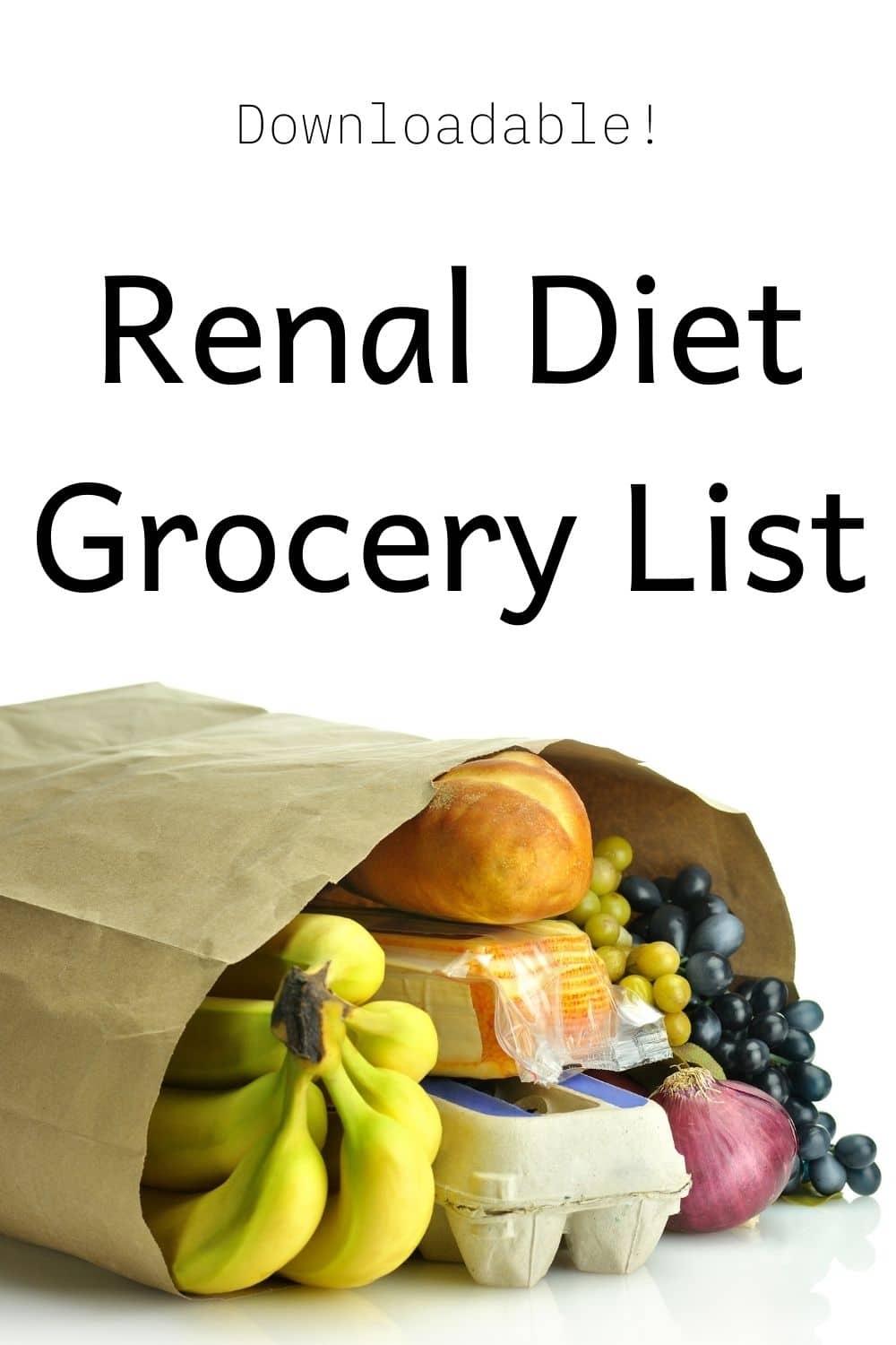 Printable Renal Diet Food List