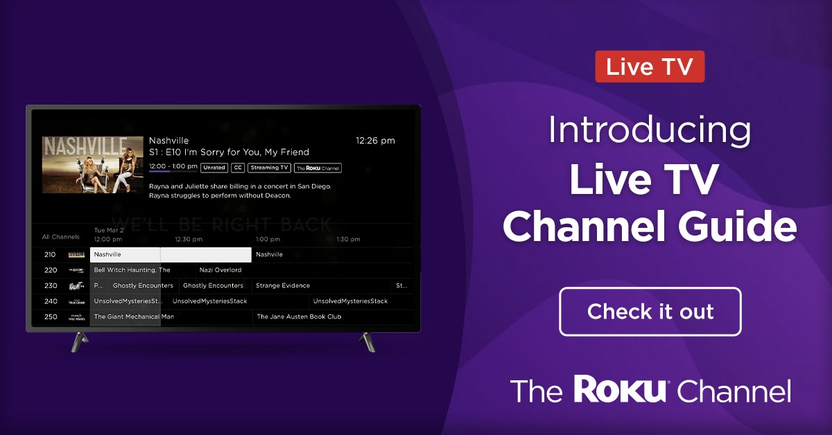 Printable Roku Live Tv Channel List