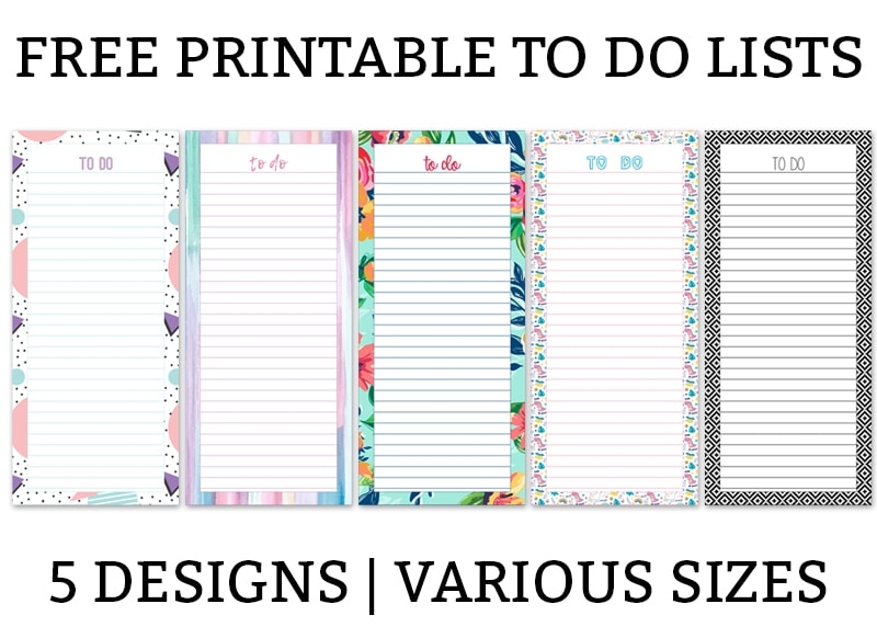 Printable To Do Lists Main 2 Mom Envy
