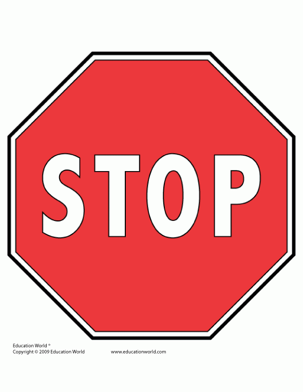 Printable Traffic Signs For Kids ClipArt Best