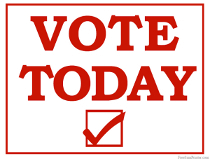Printable Vote Signs Print Free Voting Signs