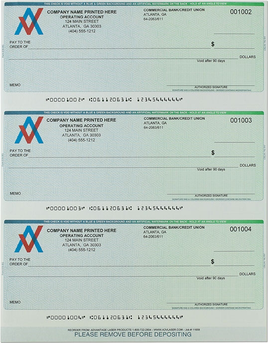 Quicken Printable Checks