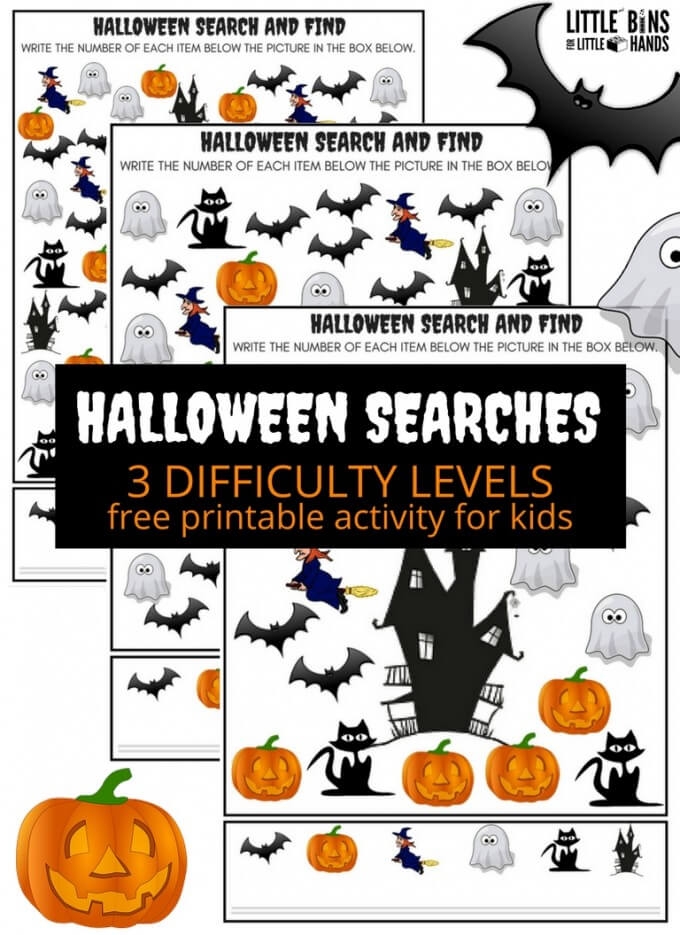 Search And Find Printables