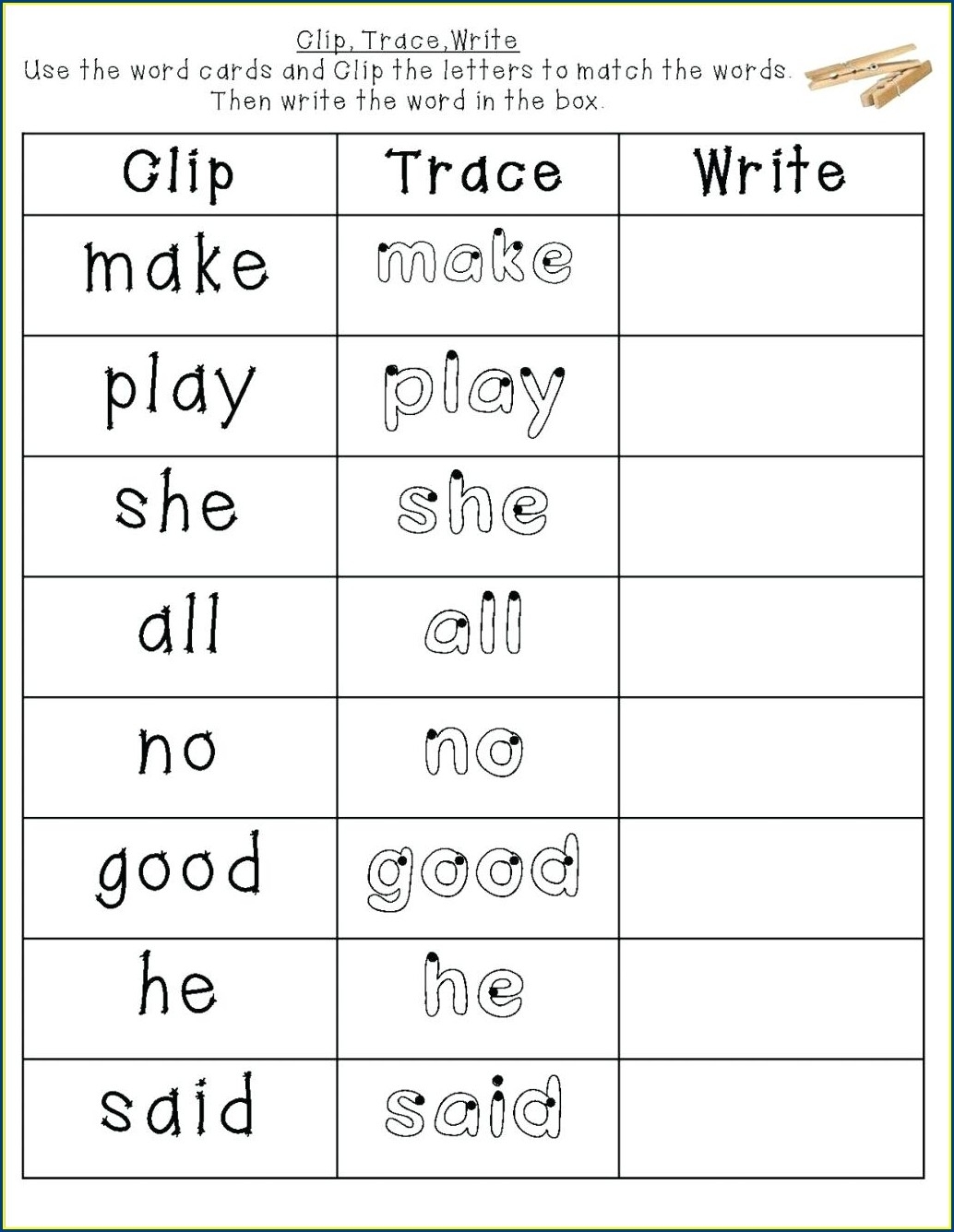 Sight Words Printables Sight Word Worksheets Sight Word Games Sight 