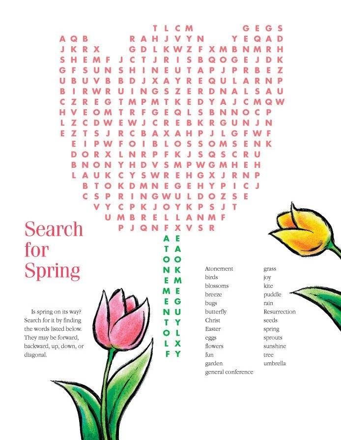 Spring Printable Word Searches
