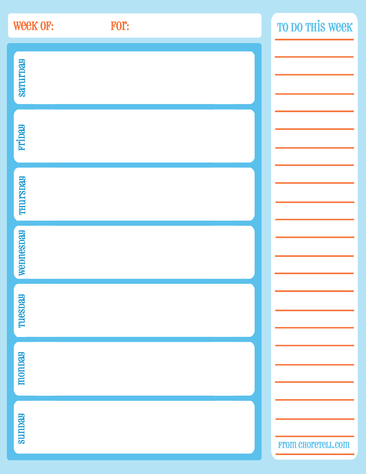 Task List Printable