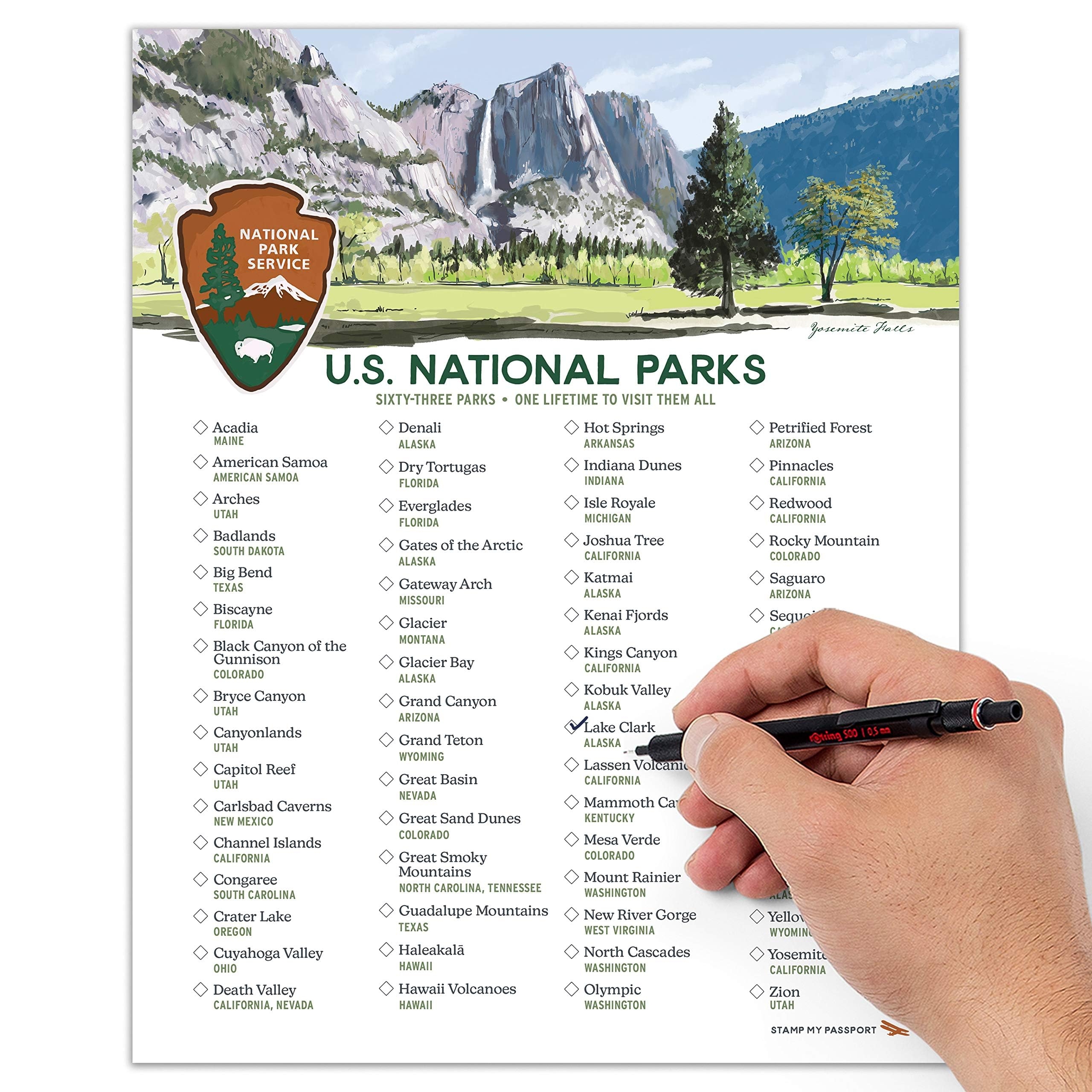 Ultimate List Of 63 National Parks By State 2024 Update Worksheets 