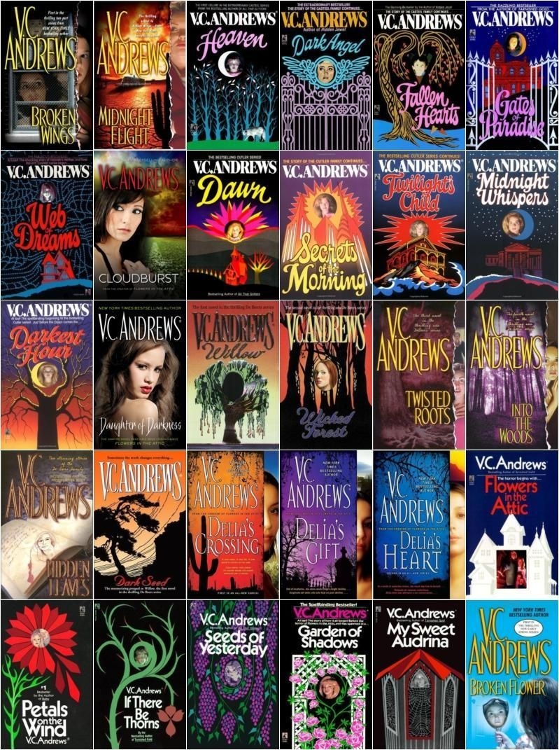 V C Andrews Books In Order Printable List Printable Template Calendar